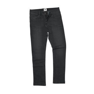 AWDis So Denim Mens Leo Straight Fit Jeans / Black